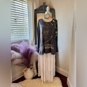 RARE NWOT Magnolia Pearl Silent Changes of the Heavens Long Sleeve Top One Size